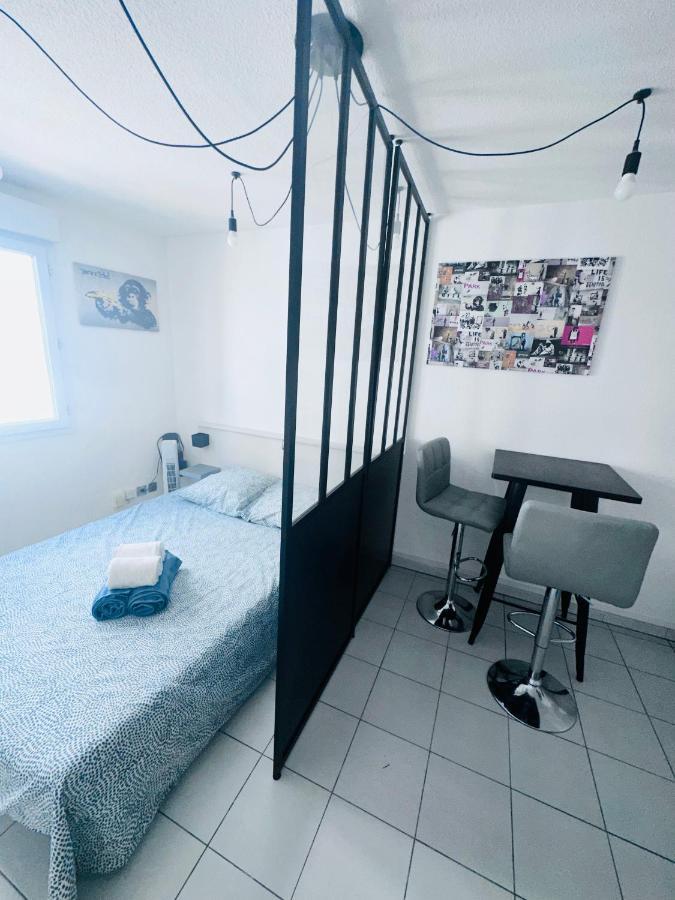 Studio Gare St Roch Avec Box De Garage Apartment Montpellier Bagian luar foto